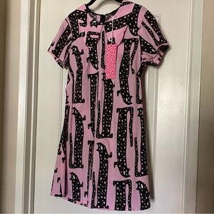 Nooworks Pink Long Cat Dress